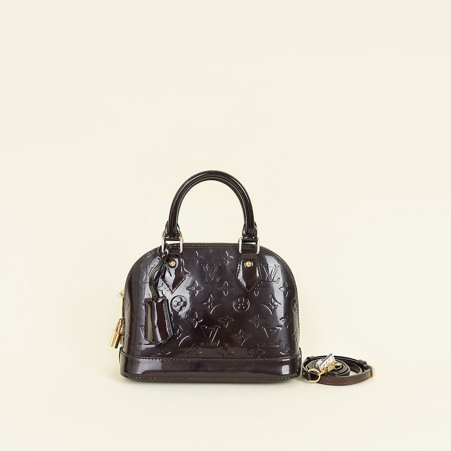Louis Vuitton Amarante Monogram Vernis Alma BB Bag