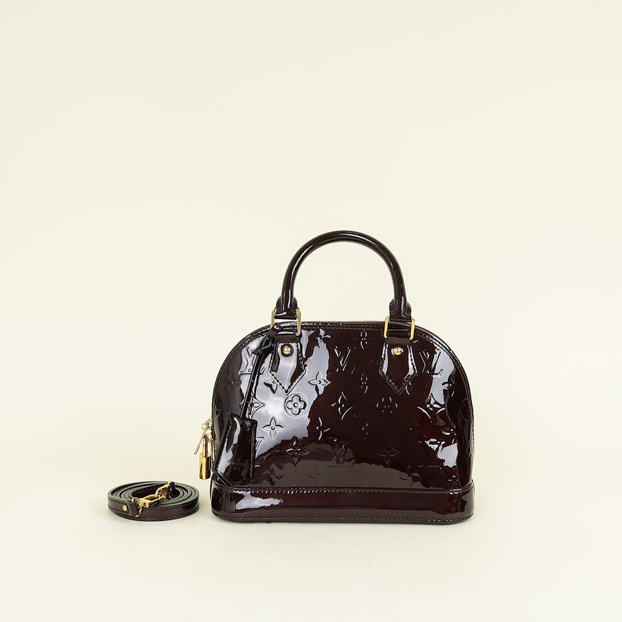 Louis Vuitton Amarante Monogram Vernis Alma BB Bag