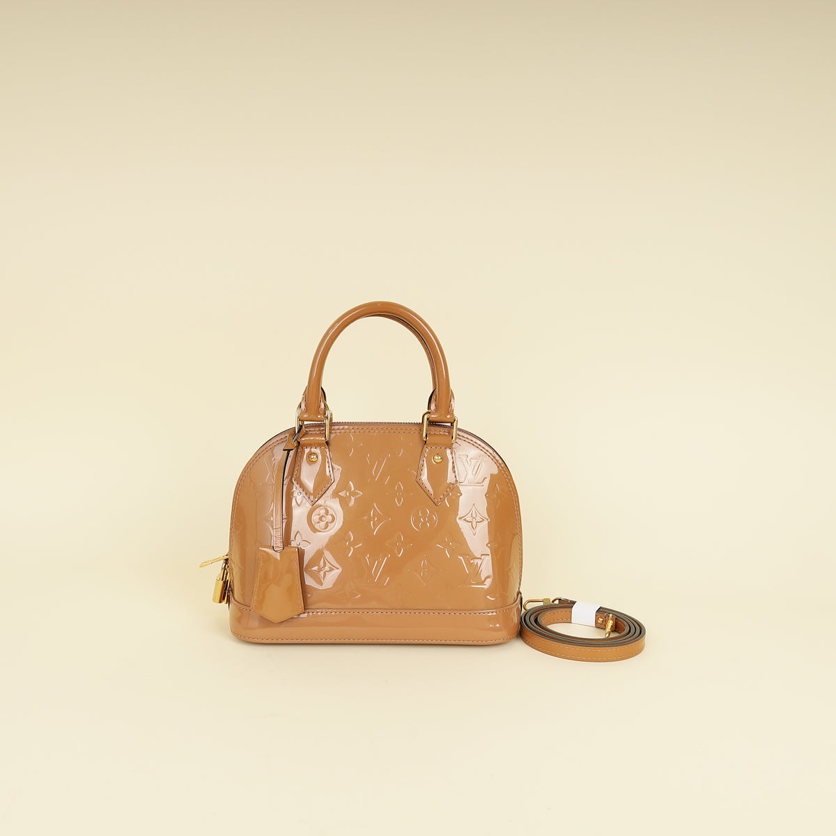 Louis Vuitton Noisette Monogram Vernis Alma BB Bag