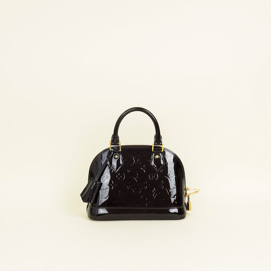 Louis Vuitton Amarante Monogram Vernis Alma BB Bag