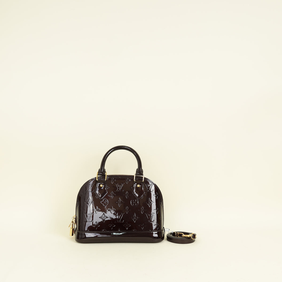 Louis Vuitton Amarante Monogram Vernis Alma BB Bag
