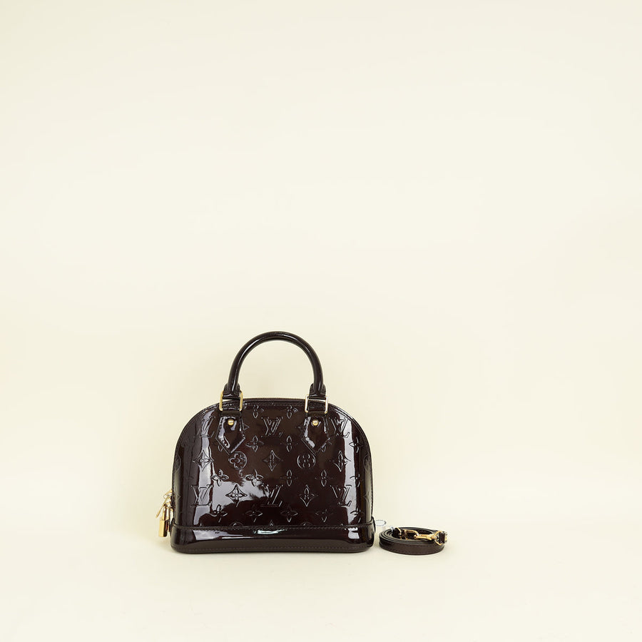 Louis Vuitton Amarante Monogram Vernis Alma BB Bag