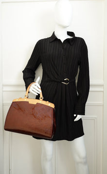 Louis Vuitton Rouge Fauvista Monogram Vernis Brea MM Bag