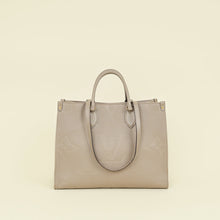 Louis Vuitton Tourterelle Beige Monogram Giant Empreinte Onthego MM Bag
