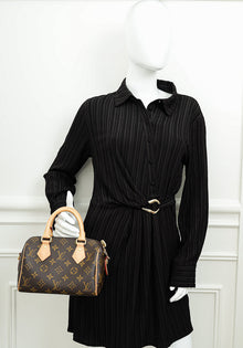 Louis Vuitton Brown Monogram Speedy Bandoulière 20 Bag