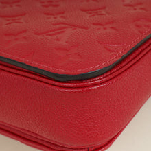 Louis Vuitton Red Monogram Empreinte Pochette Metis Bag