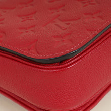 Louis Vuitton Red Monogram Empreinte Pochette Metis Bag