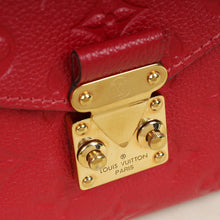 Louis Vuitton Red Monogram Empreinte Pochette Metis Bag