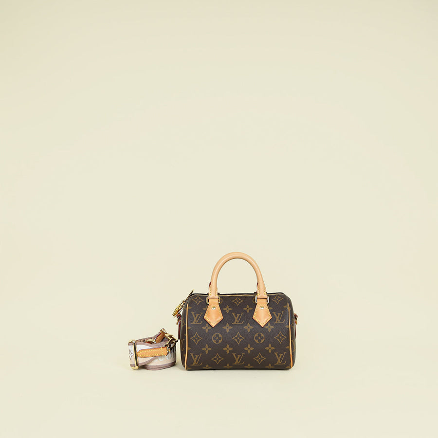 Louis Vuitton Monogram Speedy 20 Bandouliere Bag