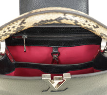 Louis Vuitton Bicolor Capucines BB W/ Python Handle Bag