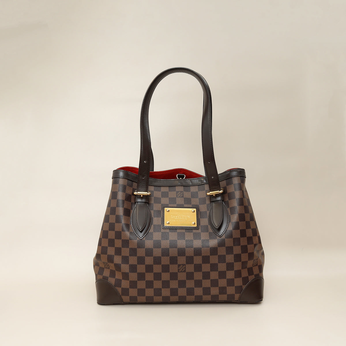 Louis Vuitton Damier Ebene Hampstead MM Bag