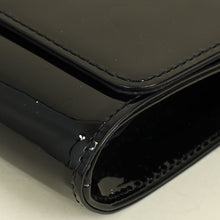 Louis Vuitton Black Vernis Louise EW Clutch