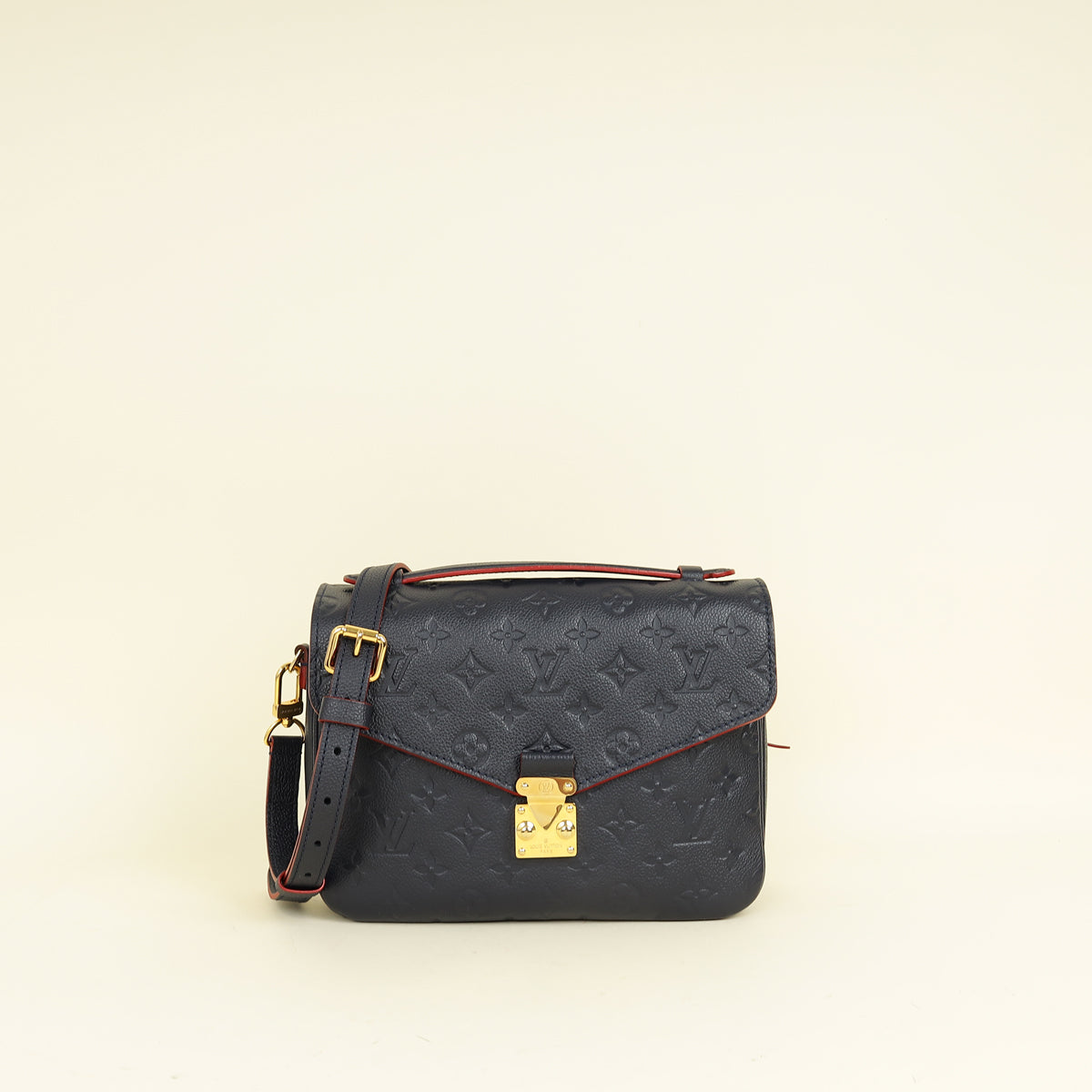 Louis Vuitton Marine Rouge Monogram Empreinte Pochette Métis
