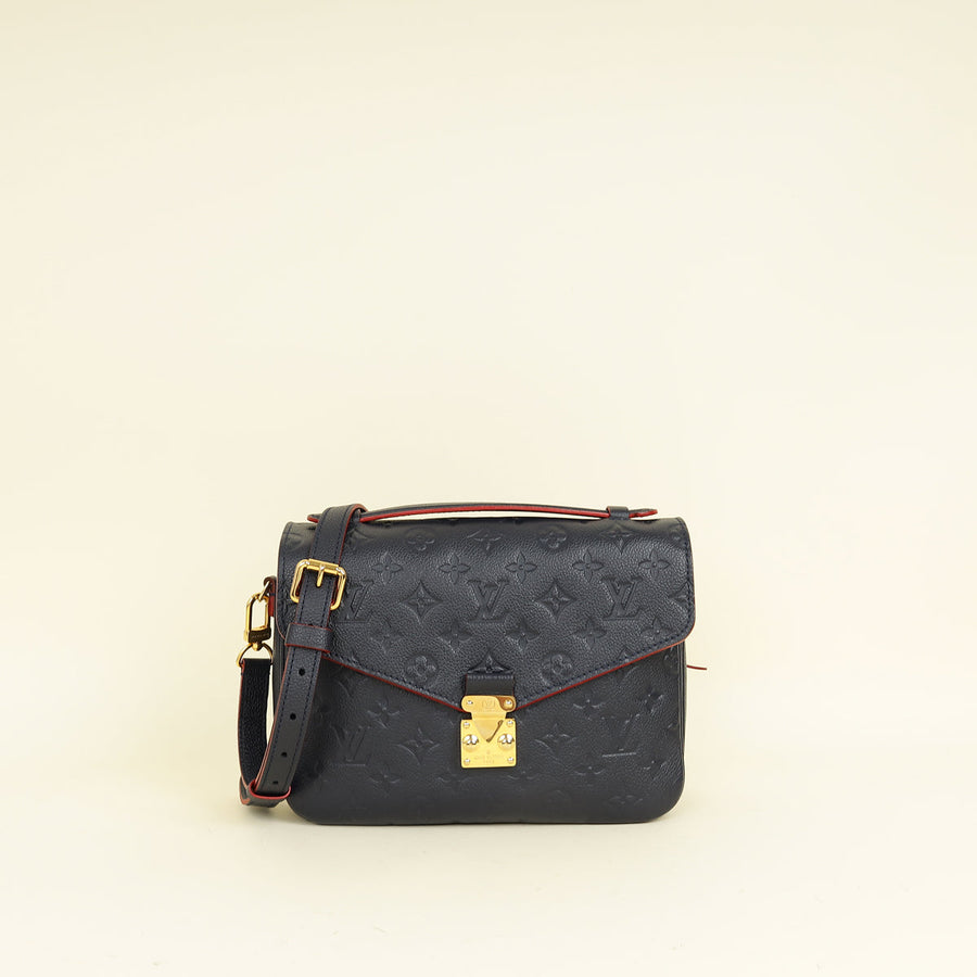 Louis Vuitton Marine Rouge Monogram Empreinte Pochette Métis