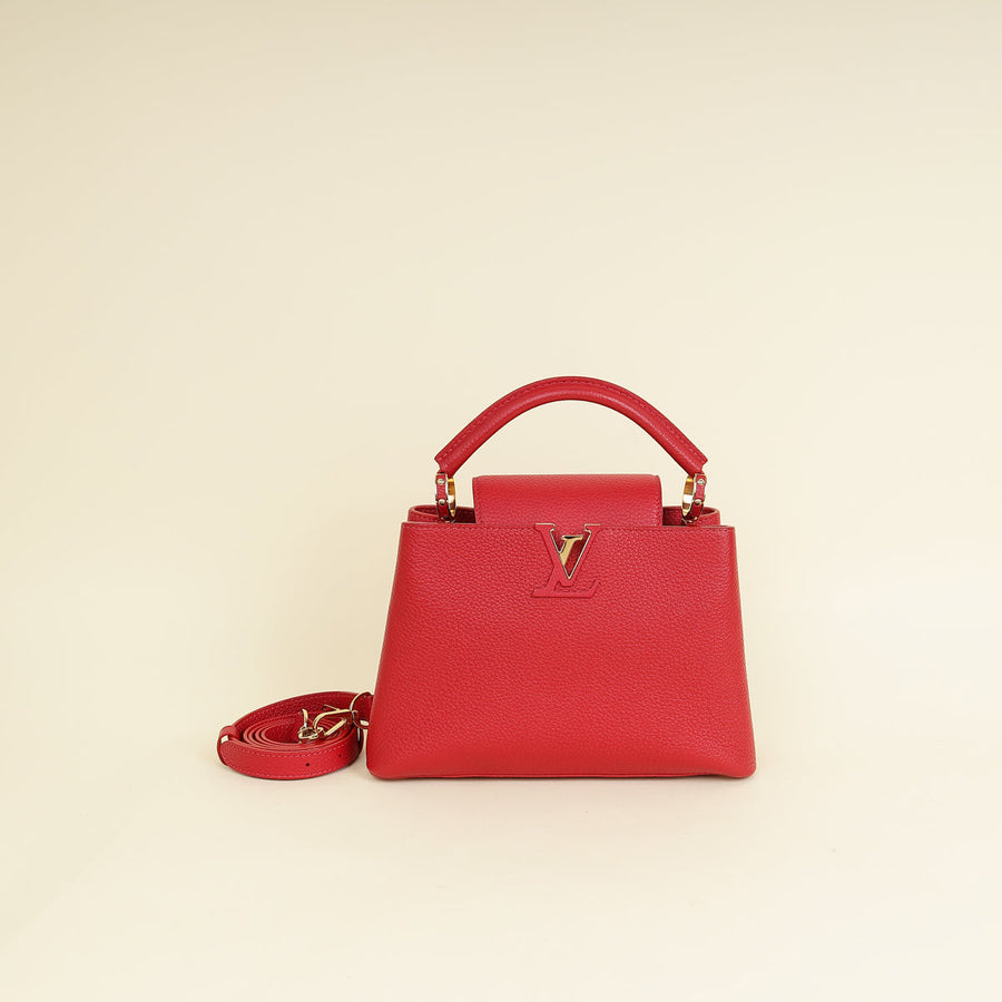 Louis Vuitton Red Capucines BB Bag