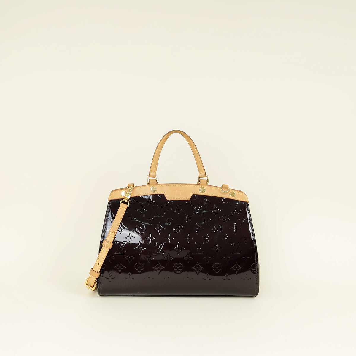 Louis Vuitton Amarante Monogram Vernis Brea MM Bag