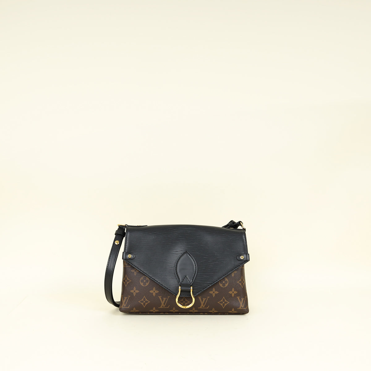Louis Vuitton Monogram Black Saint Michel Bag