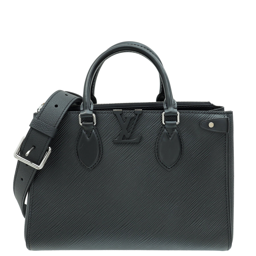 Louis Vuitton Black Grenelle PM Tote Bag