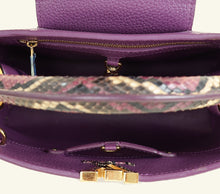 Louis Vuitton Violet Capucines BB And Python Bag