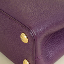 Louis Vuitton Violet Capucines BB And Python Bag