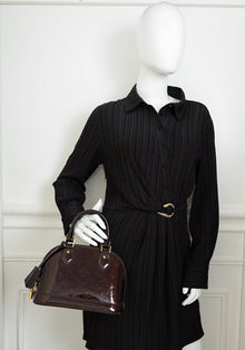 Louis Vuitton Amarante Monogram Vernis Alma BB Bag