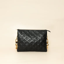 Louis Vuitton Black Monogram Embossed Coussin PM Bag