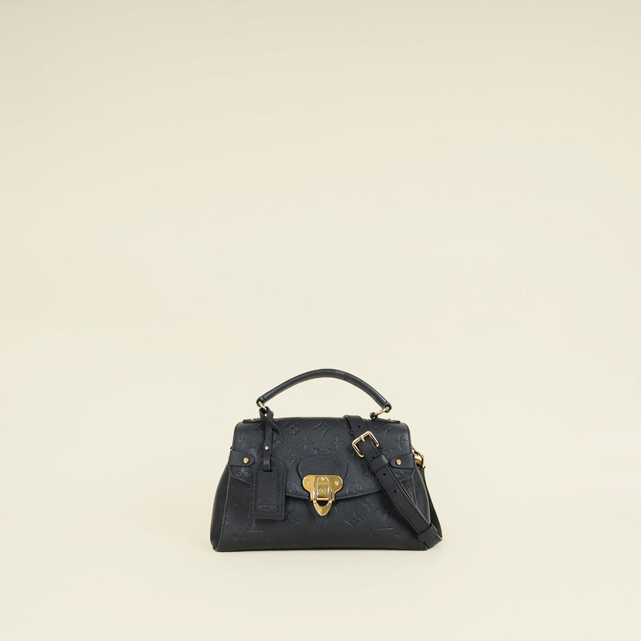 Louis Vuitton Black Monogram Empreinte Georges BB Bag