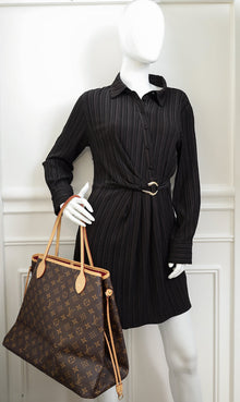 Louis Vuitton Monogram Neverfull GM Bag w/ MJ Initials