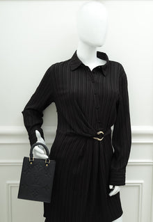 Louis Vuitton Noir Monogram Empreinte Petit Sac Plat Bag