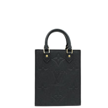 Louis Vuitton Noir Monogram Empreinte Petit Sac Plat Bag