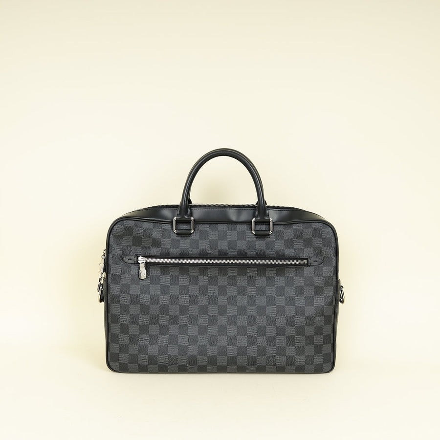 Louis Vuitton Damier Graphite Porte Documents Business MM NM Bag