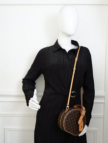 Louis Vuitton Brown Monogram Petite Boite Chapeau Bag