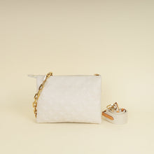 Louis Vuitton Creme Monogram Emperinte Coussin PM Bag