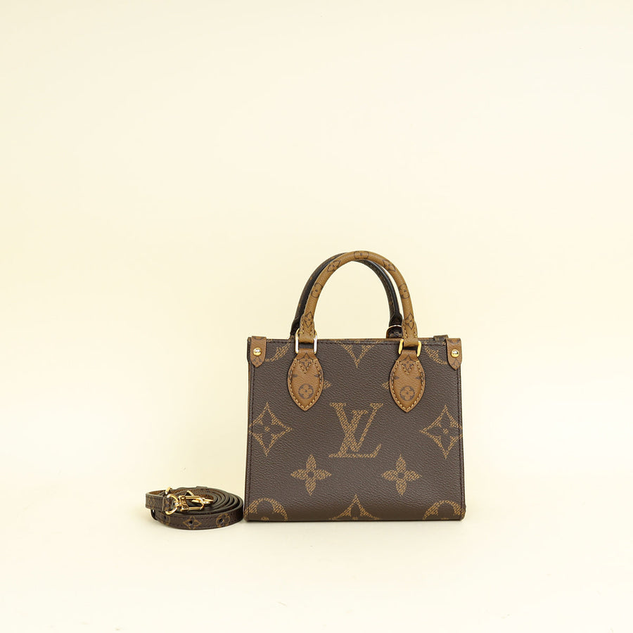 Louis Vuitton Brown Monogram Reverse Onthego BB Bag