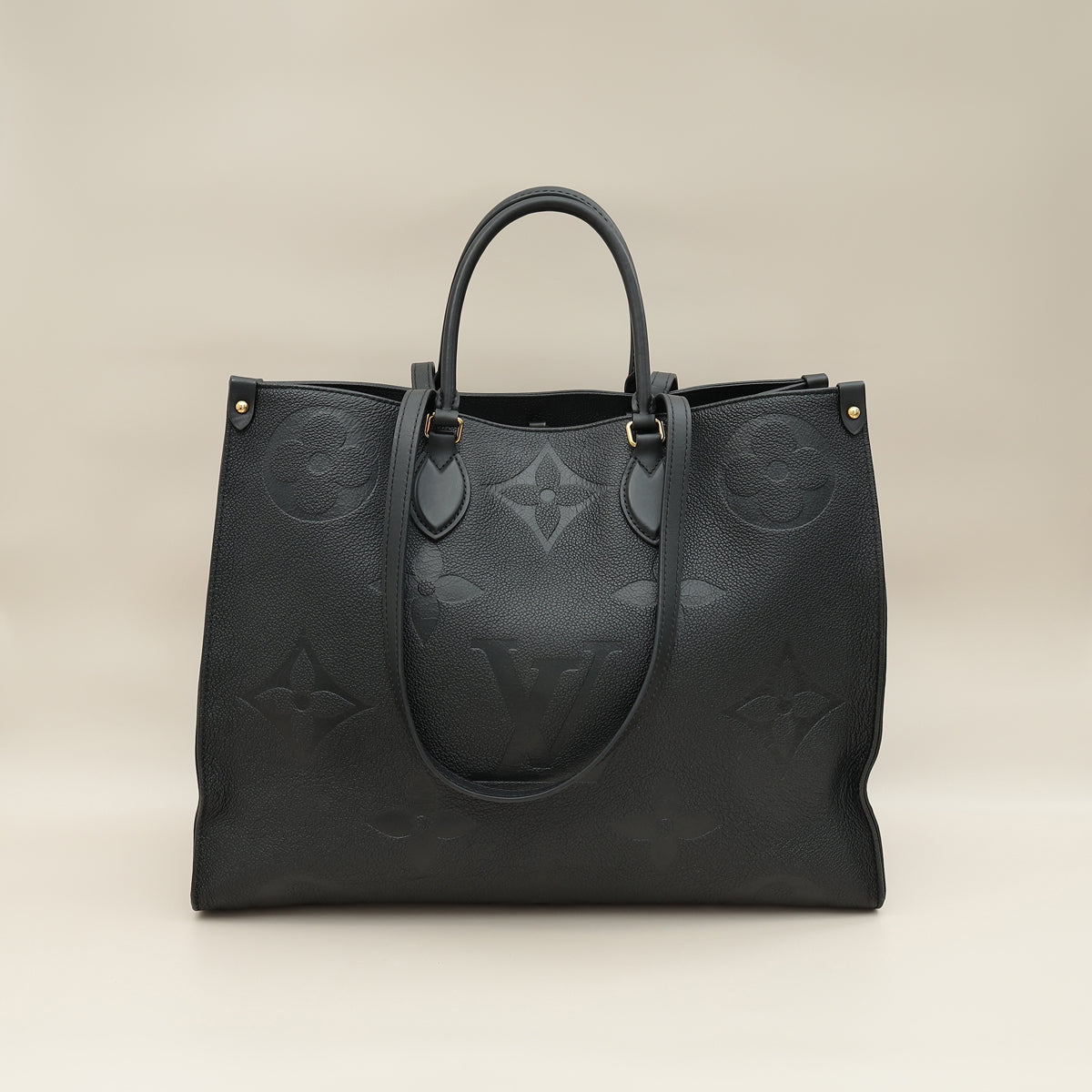 Louis Vuitton Black Monogram Empreinte Onthego GM Bag