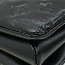 Louis Vuitton Black Monogram Embossed Glazed Coussin PM Bag