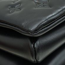 Louis Vuitton Black Monogram Embossed Glazed Coussin PM Bag