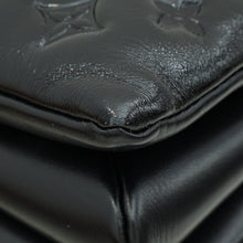 Louis Vuitton Black Monogram Embossed Glazed Coussin PM Bag