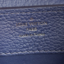Louis Vuitton Blue Mini Capucine Python Details Bag