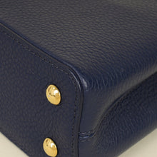 Louis Vuitton Blue Mini Capucine Python Details Bag
