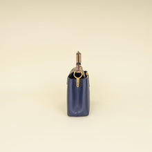 Louis Vuitton Blue Mini Capucine Python Details Bag
