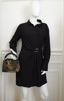 Louis Vuitton Bicolor Satin Beaded Embroidered Cruella Mini Capucines Bag