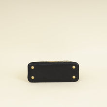 Louis Vuitton Bicolor Satin Beaded Embroidered Cruella Mini Capucines Bag