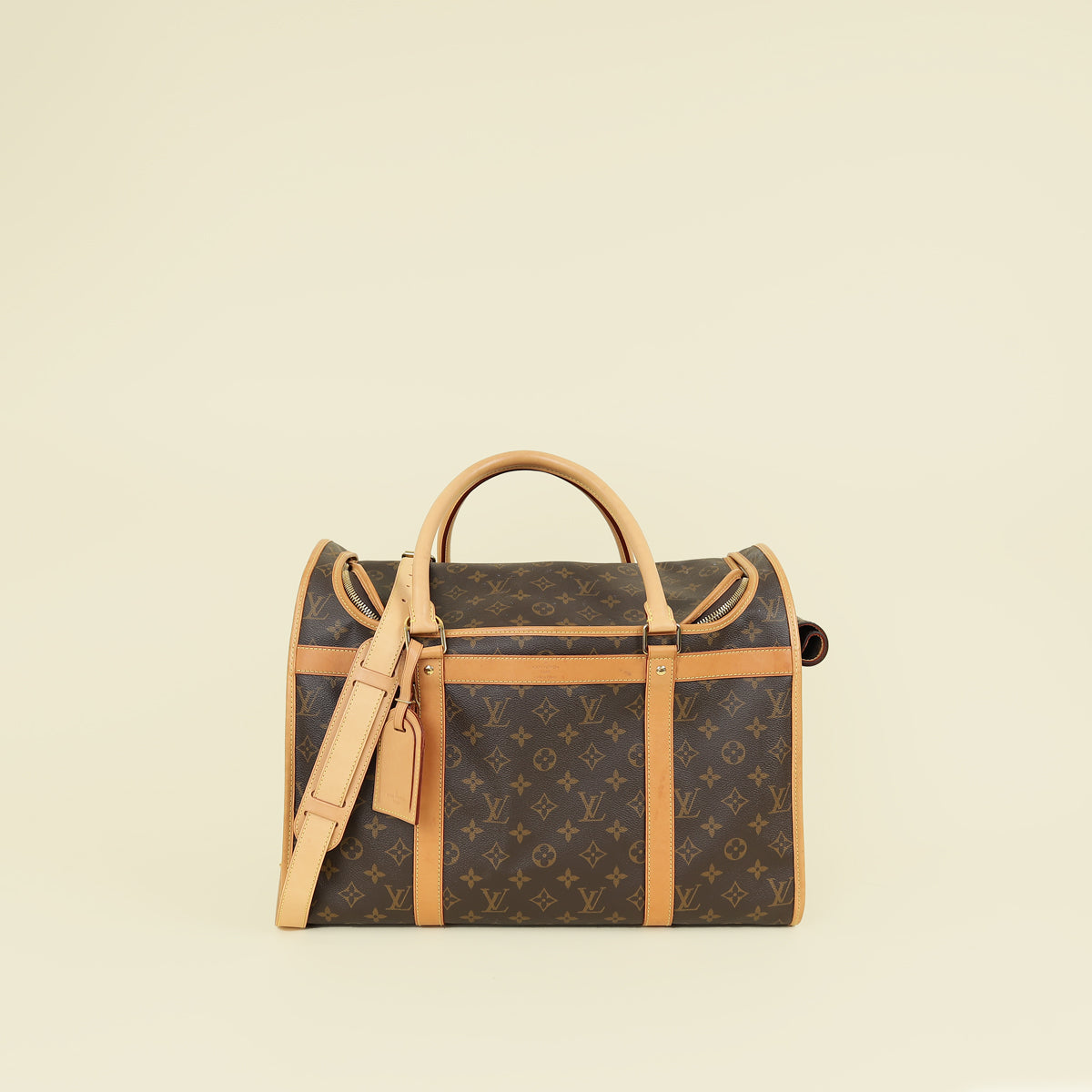 Louis Vuitton Brown Dog Carrier 40