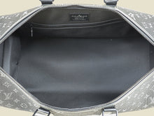 Louis Vuitton Black Monogram Light Up Keepall Bandoulière 50 Bag