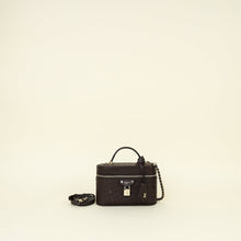 Louis Vuitton Chocolate Brown Ostrich Vanity Chain Pouch
