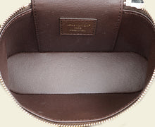 Louis Vuitton Chocolate Brown Ostrich Vanity Chain Pouch