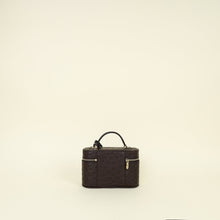 Louis Vuitton Chocolate Brown Ostrich Vanity Chain Pouch