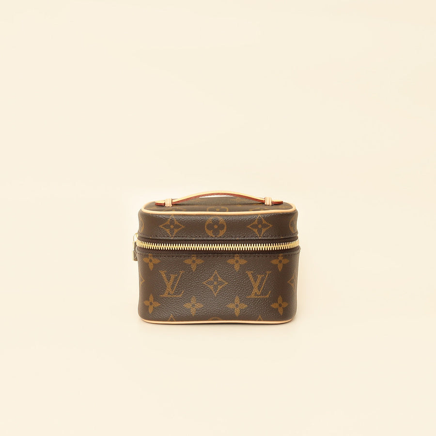 Louis Vuitton Brown Monogram Nice Nano Vanity Case