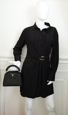 Louis Vuitton Black Mini Capucines Bag
